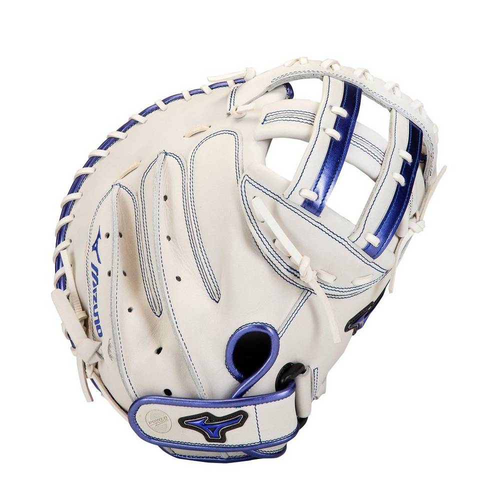 Catchers Mitt Mizuno MVP Prime SE Fastpitch 34" Mujer Blancas/Azul Real España GQZA-47528